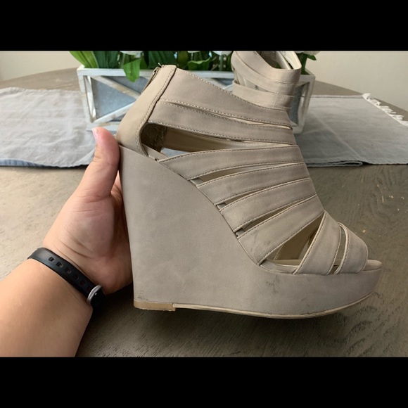 Beige Aldo Wedges - Picture 5 of 6